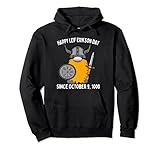 Happy Leif Erikson Day October 9 Wikinger Wichtel Pullover H