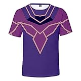 Yu-Gi-Oh T-Shirt 3D-gedrucktes Sommer-beiläufige Kurze Hülsen-T-Shirt Rundhals Hipster Top Blusen Unisex (Color : A03, Size : XL)