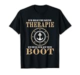 Ich Brauch Keine Therapie Boot Anker Segel T-S