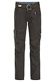 Timezone Herren Cargo Hose BenitoTZ pants incl. belt, Gr. 50 (Herstellergröße: 33/30), Grau (blue graphite 9033)