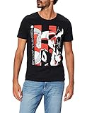 Looney Tunes Herren MESPJ2MTS007 T-Shirt, Schwarz, XXL