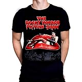 Wild Star Hearts The Rocky Horror Picture Show Movie Poster Herren T-Shirt Schwarzes Baumwoll Grafik Tee Shirt (M)