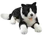 Border Collie liegend aus Plüsch ca. 60cm von Carl Dick 2695