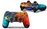 SKINOWN Skins Aufkleber für PS4 Controller (für Sony Playstation 4 DualShock Wireless Controller), Cosmic Neb