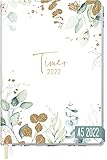 Häfft-Timer 2022 A5 [Blattgold] JANUAR - DEZEMBER 2022 | Hardcover Kalender/Terminplaner für Schule, Ausbildung, Studium und junge Erwachsene | nachhaltig & k