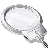 Tischlampe LED Lupenleuchte beleuchtete Lupe für Arbeit für S