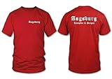 Augsburg - Kämpfen & Siegen - Fan T-Shirt - Rot - Größe XXL