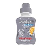 SodaStream Sirup Cola-Orange ohne Zucker, Ergiebigkeit: 1x Flasche ergibt 12 Liter Fertiggetränk, Sekundenschnell zubereitet und immer frisch, 500 ml, g