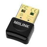 1mii Bluetooth Adapter USB 5.0, Bluetooth Dongle/Stick für PC, Bluetooth Kopfhörer, Maus, Tastatur, Druckern,Wireless Übertragung unterstützt Windows 10/8.1/8/7