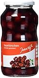 Jeden Tag Sauerkirschen ohne Steine im Glas, 350 g