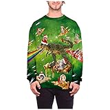 Weihnachten Digitaldruck Paar Pullover Langarm Pullover top 2137te Muster freizeitshemd Canada Sleeved herrenaus Flammgarn Label-Applikationen tees ninjago Erwachsene Giant Hugo mab