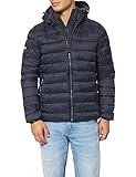 Superdry Mens Classic Fuji Puffer Jacket, Blue, L