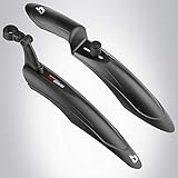 Bergsteiger Schutzblech-Set Mudguard, Varianten für alle Größen und Fahrräder, [16, 18 und 20 Zoll] und [24, 26, 28 und 29 Zoll], für alle Mountainbike/MTB, Original Fahrrad-Zubehö