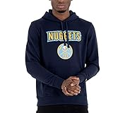 New Era Fleece Hoody - NBA Denver Nuggets Navy - L