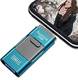 USB Flash Laufwerke 32GB, USB 3.0 USB-Stick Kompatibel Mit Mobiltelefonen Und Computern, Externer Erweiterbarer Speicher des Auanoz Telefons, Aufnehmen Weiterer Fotos Und V