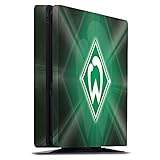 DeinDesign Skin kompatibel mit Sony Playstation 4 PS4 Slim Folie Sticker SV Werder Bremen Offizielles Lizenzprodukt Wapp