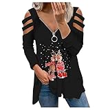 Weihnachten airycloth Damen Oberteile dünne Sommer blusen westchili Pullover Damen l?ssige naht gestreifte Rundhals-top-m?dchen Mode t-Shirt New Yorker online Shop Hemd Damen schw