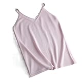Damen Camisole Basic. V-Ausschnitt Camisole Sommer Strick Tank Top Frauen Strap Basic Cashmere Camis Weibliche Lässige Feste Strickbehälter (Color : F, Size : One Size)