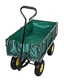Frosal Gartenwagen Transportwagen Phil 350 KG Luftbereifung - Bollerwagen - Handwagen - herausnehmbare Innenp