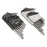 Amazon Basics – Innensechskant-Schlüssel-Set, 36-teilig, Zoll/SAE