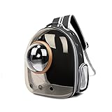Galatée Katzen Rucksack Träger, Haustier Rucksack Blasen Rucksack, wasserdichte, Klare Haustier Kapseltasche Im Freien, Raumkapsel Haustier-Rucksack Belüften(Sonnenschutz-Tee)
