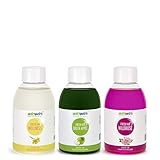 winwin clean Systemische Reinigung - 3ER Set 250ML I Fresh AIR LUFTREINIGUNGS-Konzentrat I Wellness I WILDROSE I Green Apple I € 37,37/L