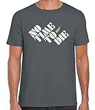 Daffy James Bond 007 No Time to Die Unisex T-Shirt, grau, L