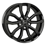 4 Winter Kompletträder Uteca 7,5x17 ET 47 5x112 schwarz mit 225/55 R17 101V Semperit Speed-Grip 5 XL FR