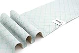 indivitara Stitch Alaskagrey Diamond Aqua selbstklebender Mikrofaserstoff mit echten Nähten Wildleder Optik Microfaser Stoff Stretch F