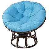Papasansessel Kissen, Papasan-Stuhlkissen, Papasan-Kissen papasansessel Papasan Sessel Wasserdichtes Schaukelstuhlkissen im Freien, extra großes bequemes Sitzkissen,Blue-120x120