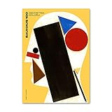 XXCCHH Bauhaus Poster Abstrakte Geometrie Leinwand Wandkunst Kreativität Malerei Und Drucke Moderne Wohnzimmer Galerie Dekor Vintage Bilder 50x70cmx1 Kein R