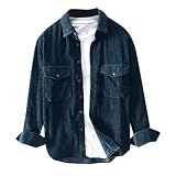 Herren Sporthemd Hemdes Freizeit Sommerhemd Tops Freizeithemd Hemd Slim Unterhemden Schwarz Hemden Langarm Sport-Oberteile Button-Down-Hemden Unterhemd T-Shirt Sport Regular Fit Freizeithemden 2022