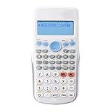 XWF Standard Taschenrechner Rechner Digit große Taste Schule Home Office tragbare Rechner Wissenschaftliche Financial Engineering Universität Calculator büro und Home Style Calculator (Color : White)