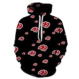 Männer 3D Hoodies Uzumaki Naruto Kapuzenpullover Pullover Trainingsanzüge Langarm Oberbekleidung Anime Japanische Streetwear XXS-4XL-A_XL