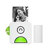 Aibesy Poooli L1 Mini Fotodrucker 200dpi Thermodrucker BT Wireless f¨¹r Arbeitsplan Memo Study Notes Listen Journaldruck Kompatibel mit Android iOS Smartp