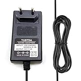 Yustda 6,5ft 12V AC/DC Adapter für Mobile Pico-Projektor Portable HDP200 Mini DLP-LED-Projektor 1080P RGB 80 Lumen Full HD Miracast Airplay Cinema Video Filmspiel Business Heimkino Stromversorgung