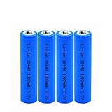 THENAGD 3.7v 1000mah 10440 Lithium Ionen Lithium Li-Ionen Batterien, Ersatzzellen für Elektrische Rasiermaus 4p