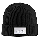 Cute Doormat Gemischte grüne Pflanzen in weißer Keramik Frauen Slouchy Beanie Strickmützen Lange übergroße Schädel Kappe für W