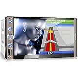 XOMAX XM-2VN767 Autoradio mit Mirrorlink, GPS Navigation, Navi Software, Bluetooth Freisprecheinrichtung, 7 Zoll / 18cm Touchscreen Bildschirm, FM Tuner, SD, USB, 2 DIN