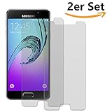 Conie SE12859 2er Set 9H Panzerfolie Kompatibel mit Samsung Galaxy A5 2016, 2X Panzerglas Schutz Folie Anti-Öl, Anti-Finger Print Gorilla Glas für Galaxy A5 2016 Handyfolie (2 Stück) 2X G