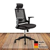 Königwerk Bodenschutzmatte Bürostuhl - Bürostuhl Unterlage rutschfest in transparent - Made in Germany - 100 x 120