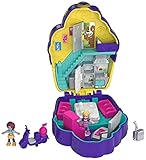 Polly Pocket FRY36 - World Cafe Schatulle, zum Spielen und Mitnehmen, Spielzeug ab 4 J