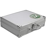 SAFE 174 ALU Münzkoffer mit 6 Tableaus 6326 für 210 Münzen bis 26