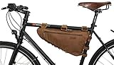 Gusti Fahrradtasche Leder - Jan U. Rahmentasche Ledertasche Vintage Look Fahrradzubehör B