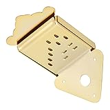 FEBT Mandoline Zubehör, Dreieckiger Mandoline Saitenhalter Praktisch als Ersatz für professionellen Gebrauch für allgemeine Zwecke für Mandoline Saite für Mandoline(Golden)