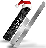 EMESS Premium Handtuchhalter ohne Bohren - [37CM] Rostfreier Edelstahl Silber Design - Extrem starker Halt 3M selbstklebend - Einfache Installation - Handtuchhalterung Gebürstet - Passend für B