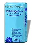 Terra Domi Volldünger Blaukorn Classic, optimaler Universaldünger für Ihren Rasen, 25 KG NPK (8-8-8), Sommer, Herbst, Frühling, 500m²