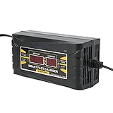 WLTYSM Ladegeräte für Autobatterien,autobatterie ladegerä Vollautomatische Autobatterie-Ladegerät 150V-250V zu 12V 6A intelligenter Schnellstromlade Geeignet for Auto-Motorrad mit (Color : 1)