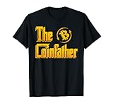 Herren The Coinfather Daytrader Cryptocurrency Bitcoin Geschenkidee T-S