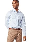 Seidensticker Herren Business Hemd Slim Fit – Bügelfreies Businesshemd, Blau (Hellblau 11), (Herstellergröße: 43)